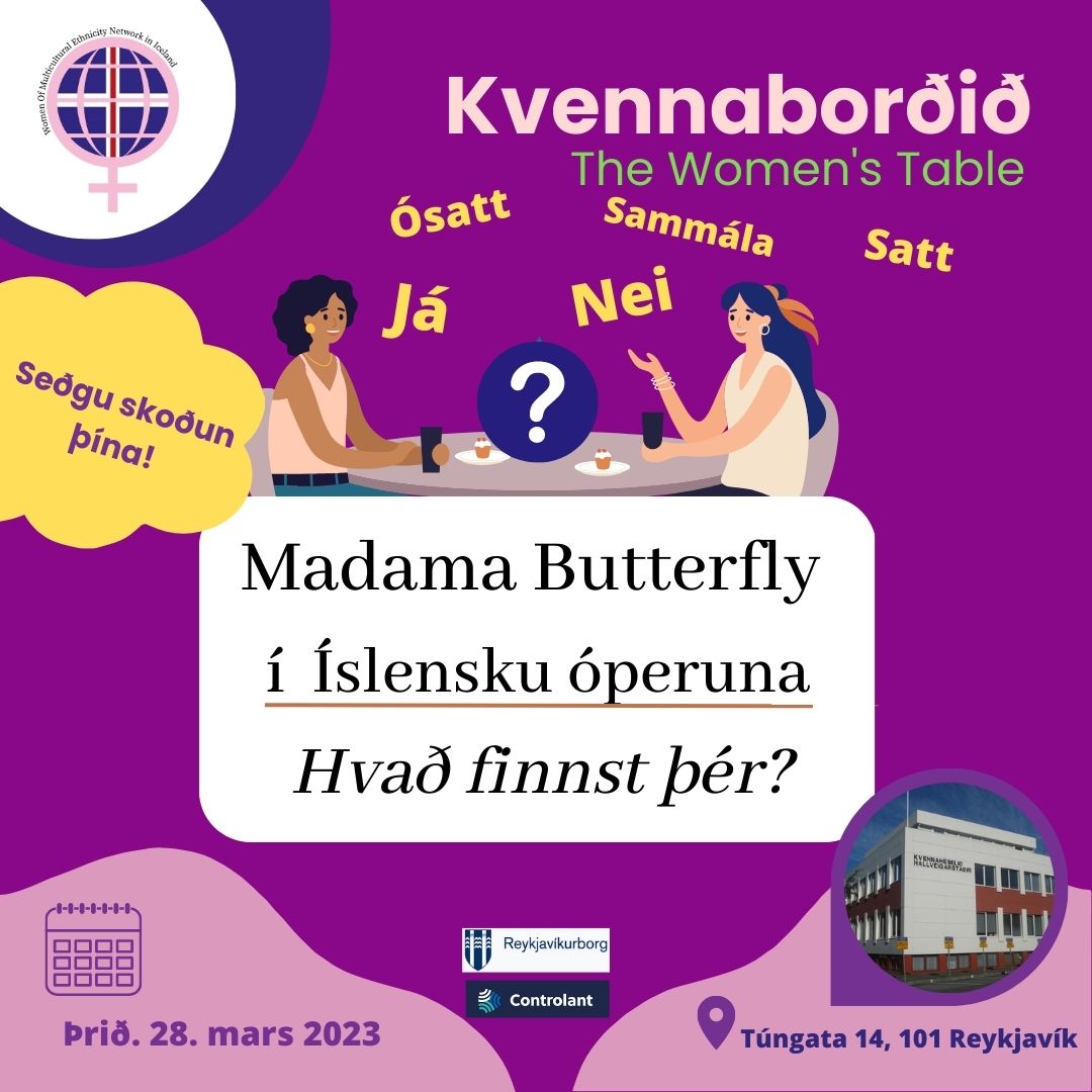 Kvennaborðið - Madama Butterfly í Íslensku óperuna. Hvað finnst þér?